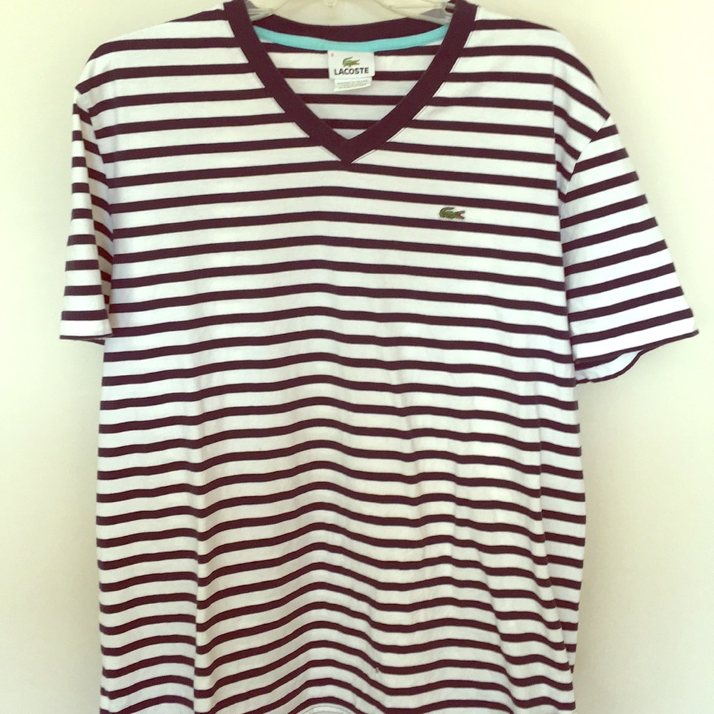 Lacoste V neck Tee